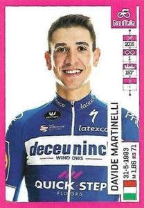 2019 Panini Giro d'Italia #171 Davide Martinelli Front